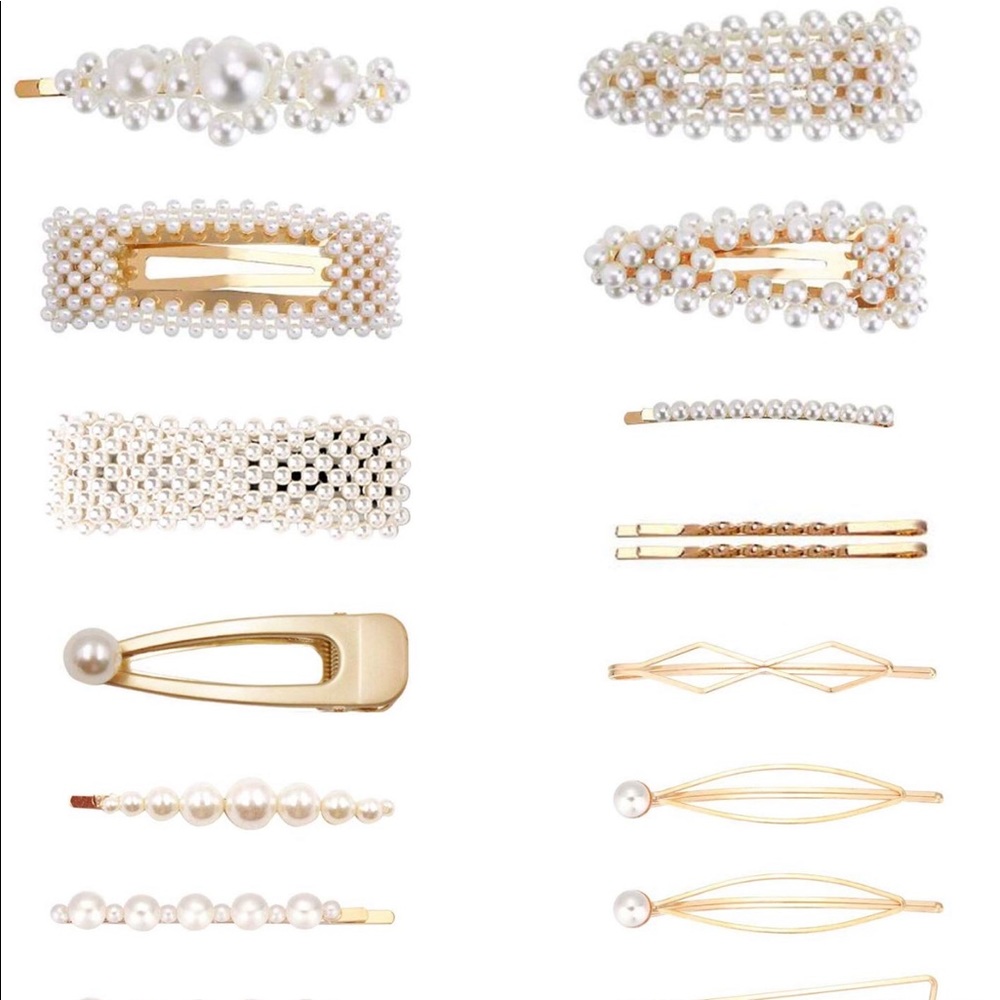 Hair clips 16 pieces